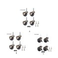 thumbnail image 4 of Qarigey Rueda de bolas de 4 pack/lote con gran capacidad de carga para un funcionamiento Con funcionamiento Viajes, Equipaje y Accesorios Varios 2 pulgadas, 4 of 6