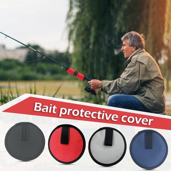 Fishing Lure Covers 5.9Inch Fishing Hook Bait Gloves Lure Shield Wrap Cover Easily See Bait Storage Protector Guard to Keep Fishermen Safe for Rod