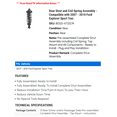 thumbnail image 2 of Rear Strut and Coil Spring Assembly - Compatible with 2007 - 2010 Ford Explorer Sport Trac 2008 2009, 2 of 2