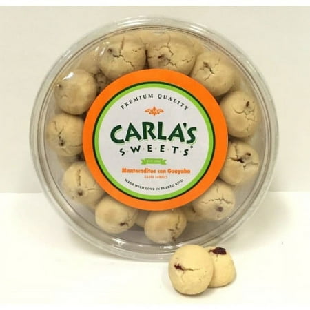 Carlas Sweets Mantecadto Guava Bwl 65 Count, 22.4oz
