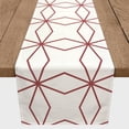 thumbnail image 2 of Creative Products Crossed Lines 16x72 Poly Twill Table Runner, 2 of 3