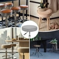 thumbnail image 6 of Uxcell 1-Pack Bar Stool Covers Round, for 12-14 Inch Chair Waterproof PU Seat Covers with Elastic Bands [Gray], 6 of 8