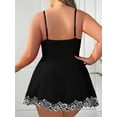 thumbnail image 4 of LapaPlus Women Plus Size Lingerie Lace Chemise Babydoll Sleepwear XL-5XL, 4 of 4