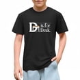 thumbnail image 2 of Juslio Boys Letter Pattern Shirts Comfortable Breathable Crew Neck, Casual Short Sleeved Tops T Shirts Sizes 2-18, 2 of 9