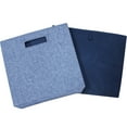 thumbnail image 4 of Better Homes & Gardens Collapsible Fabric Cube Storage Bin, Indigo, 4 of 4