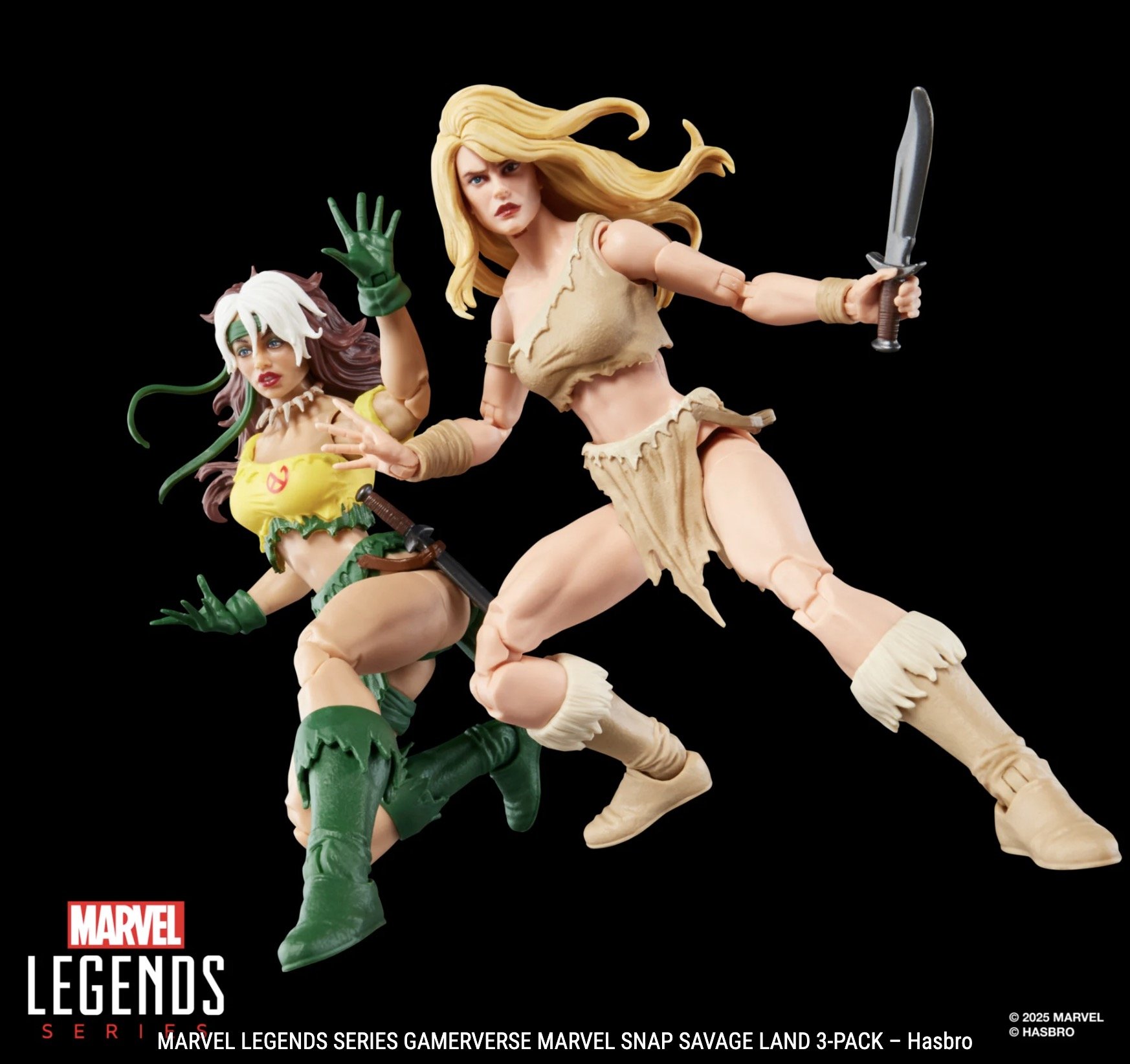 Marvel Legends Gameverse Marvel Snap Savage Land (Shanna, Sauron and Rogue)