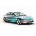 thumbnail image 6 of Rwraps Multicolored Argyle Aqua Addiction Gloss Vinyl Film Wrap 59in x 13ft Vinyl Vehicle Car Film, 6 of 9