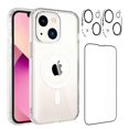 thumbnail image 1 of Magnetic Case for iPhone 15 Pro Max/ 15 Ultra Compatible with Magsafe + 2packs Screen Protector + 2packs Camera Lens Protector, 1 of 4