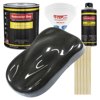 Restoration Shop - Black Metallic Acrylic Enamel Auto Paint, Complete Gallon Paint Kit, Single Stage High Gloss