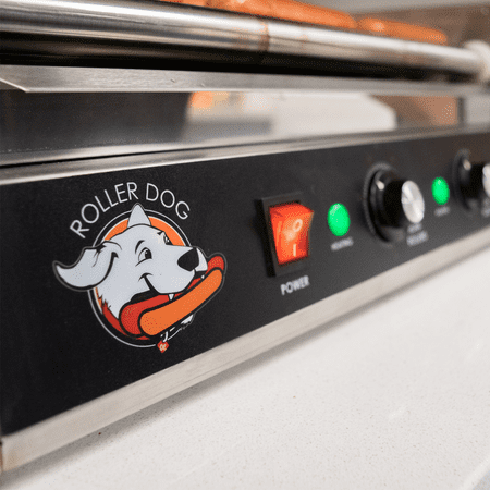 RollerDog Big 12 Stainless Steel Hotdog Roller with Drip Tray