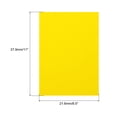 thumbnail image 2 of Uxcell Colored Vellum Paper, 40 Sheet Lemon Yellow Transparency 8.5 x 11 Printable Vellum Paper, Translucent Sheets for Invitations, 2 of 7