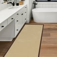 thumbnail image 3 of Linon Home Decor Faux Sisal Area Rug or Runner Collection, Natural and Brown, 2'6" x 7'6", 3 of 3