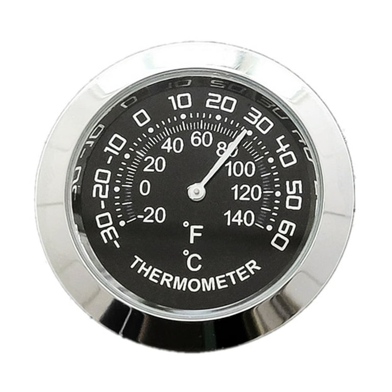 Mini Thermometer with Alloy Shell Hygrometer Range -30-60℃ for Automobile  Auto