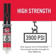 J-B Weld Clear Weld Syringe 14Ml Hardware Epoxy Adhesive