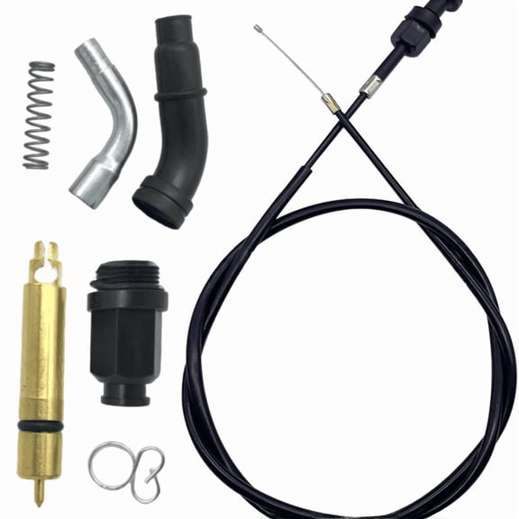 Choke Throttle Cable and Starter Valve Plunger Kit, Suitable for TRX450 Foreman 450 es 1998~2004 and Other Motorcycles or ATVs, 1Pcs