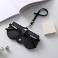 thumbnail image 1 of Estuche para gafas de sol delgado de cuero suave Estuche para anteojos simple Funda para anteojos creativa FLhrweasw Nuevo, 1 of 8