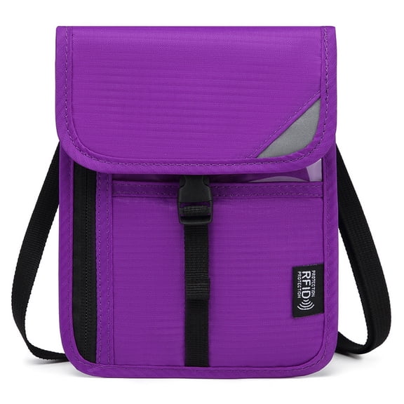 RFIDS Blocking Stash Neck Wallet,Lightweight Travel Pouches Passports Holder for Women Men Holds Phone,Cash,Cards,Keys