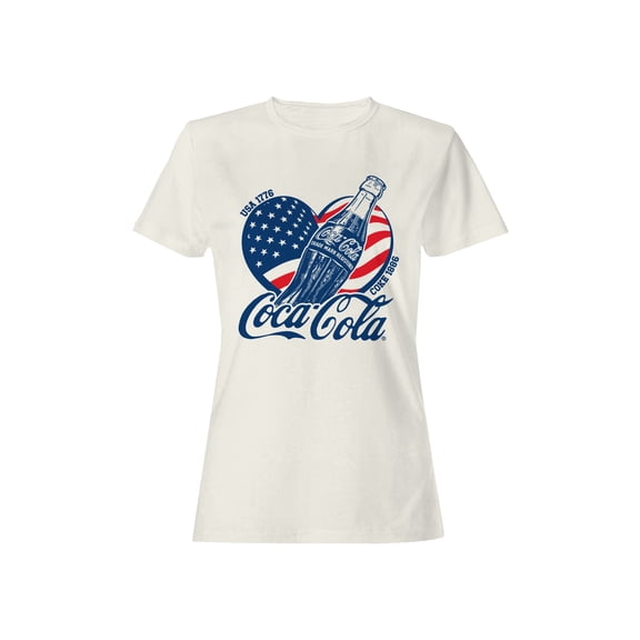 Officially Licensed Coca Cola American Heritage Design Women's T-shirt