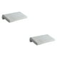 thumbnail image 4 of 2 almohadas para cabecera de cama, soporte para la espalda para cabecera de madera maciza, almohada de respaldo suave, cojín de cabecera para Gris, 4 of 8