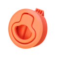thumbnail image 4 of deevoka Flush Pull Latch Door Cabinet Hardware Boat Latch Furniture Locker Pull Lock for Orange, 4 of 9