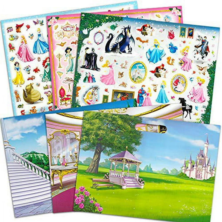 Disney Princess + 600 Sticker and Coloring book
