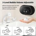 thumbnail image 5 of 500ml Automatic Soap Dispenser with Sensor, 3 Tier Adjustable Rechargeable Electric Soap Dispenser, Foam Soap Dispenser for Kitchen and Bathroom (Blac, 5 of 5