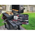 Expert Grill Stainless Steel Soft Grip BBQ Grill Tool Set, 10 Pieces