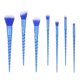 thumbnail image 1 of Juegos De Brochas De Maquillaje De 7/10 Uds., Mango En Espiral, Brocha Suave Para Sombra De Ojos, Herramientas De Belleza Portátiles Para Todo Tipo De Piel Advancent CE008039-03, 1 of 6