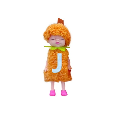 

Lovely Baby-Doll Pumpkin Pendant Alphabet-Elf Ornament Halloween Mini Baubles