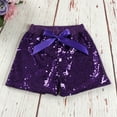 thumbnail image 5 of Gubotare Toddler Girl Shorts with Pockets Baby Girls Ruffle Cotton Gauze Shorts Infant Toddler Summer Loose Shorts 2T 3T (Purple,2-3 Years), 5 of 9