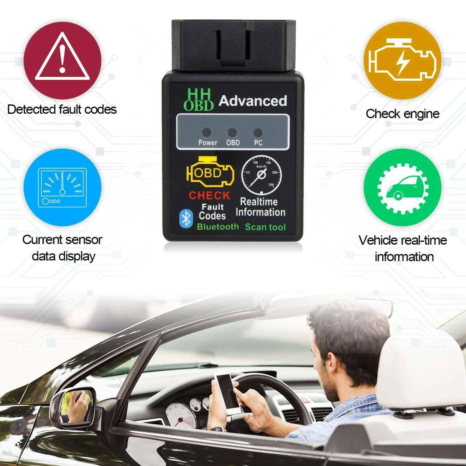 Shop Generic Newest For Android/IOS ELM327 V1.5 OBD2 Bluetooth