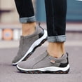 thumbnail image 2 of AUDeals Men's Slip On Walking Shoes Round Toe Platform Sneakers Non Slip Casual Sports Shoes Outdoor Running, 2 of 8