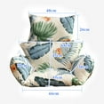 thumbnail image 3 of Eurhowing Hanging Egg Chair Cushion with Headrest & Armrest, 4" Thick Waterproof Non-Slip Swing Chair Pad, Outdoor Cushions for Patio Furniture (Hawaiian), 3 of 8