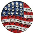 thumbnail image 2 of Navika US Flag Swarovski Crystal Ball Marker with Hat Clip, 2 of 2