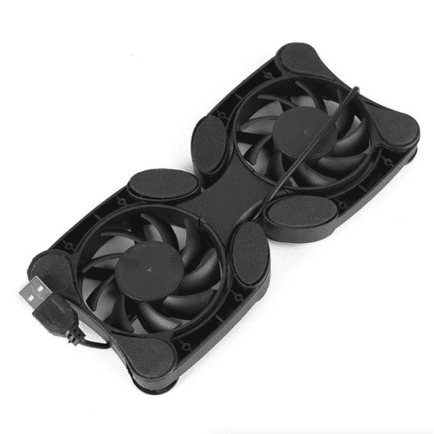 Dual USB Cooling Fan Pad Foldable Slim Fans Cooler Stand For Laptop PC