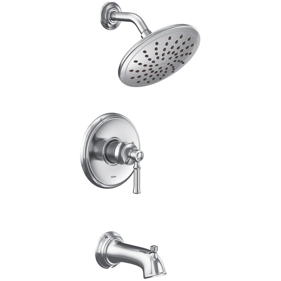 Moen UT2283EP Brass Chrome 6.75 in Shower Faucet