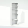 thumbnail image 2 of Furinno Reed 5-Tier Multipurpose Adjustable Shelf Clothing & Closet Storage Organization, White, 2 of 6