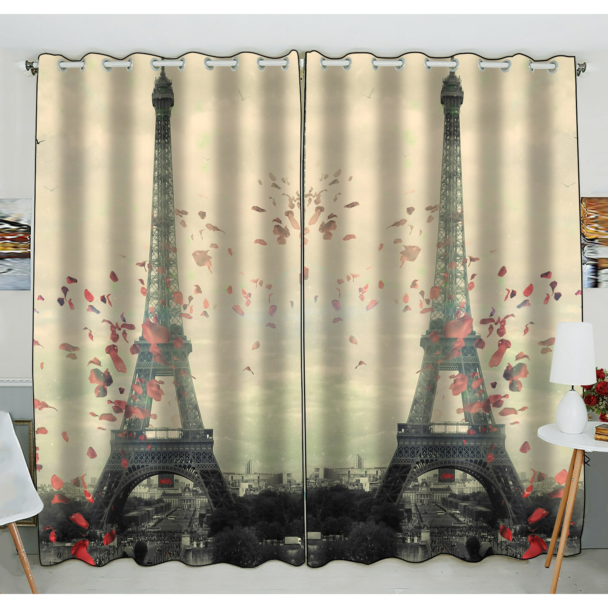 Gckg Eiffel Tower Window Curtain Frech Paris Eiffel Tower Love
