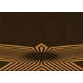 thumbnail image 1 of Ahgly Company Machine Washable Indoor Rectangle Transitional Saddle Brown Area Rugs, 2' x 4', 1 of 7