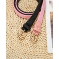 thumbnail image 5 of Maikun Belts for Women Elastic Braided Woven Belts 2pc Black Pink Women Belt for Casual, 5 of 8