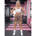 thumbnail image 2 of Set De Dos Biker Short Mujer Stretch Unitalla Shore Dama Chores Gym Talle Alto, 2 of 5