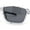White Black, variant on Xloop Mens Sport Wrap Around Rectangular Plastic Sunglasses Black Red