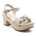 thumbnail image 1 of Sandalia con tacón Exterior Sintético Color Blanco Para Mujer De RBCOLLECTION, 1 of 3