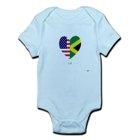 

CafePress - Jamaican American Infant Bodysuit - Baby Light Bodysuit