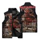 thumbnail image 3 of Chaleco con estampado de terror 3D para hombre, para exteriores, para acampar, viajes, resistente al viento, con cuello alto y bolsillo con cremallera, 3 of 5