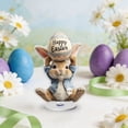 thumbnail image 2 of Cheapark Easter 2D Bunny and Egg Rotating Acrylic Decoration Spring Table Centerpiece with Spinning Base for Holiday Display, 2 of 6