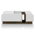 thumbnail image 3 of Bowery Hill Contemporary Wood Coffee Table in White, 3 of 6