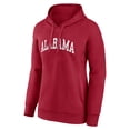 thumbnail image 2 of Women's Fanatics Crimson Alabama Crimson Tide Basic Arch Pullover Hoodie, 2 of 3