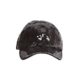 thumbnail image 2 of Glitter Sequin Elastic Fit Baseball Hat - Black, 2 of 2