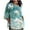 Sky Blue, variant on Tops for Women Trendy Viikei Womens Tops Trendy,Fall Tops for Women,Women's Ladies Fashion Casual Cropped 3/4 Sleeve Printing Loose Shirt Blouse Top Green XXXXL